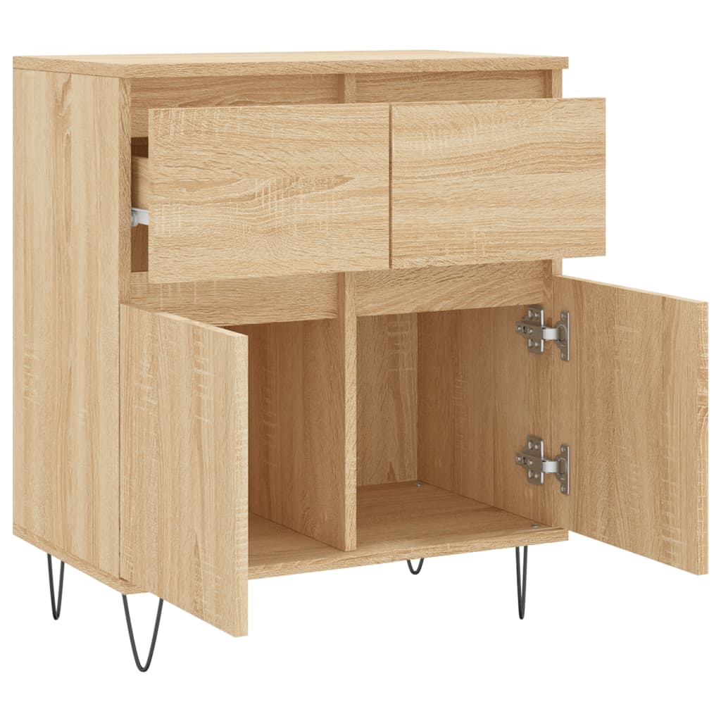 Sideboard Sonoma Oak 60x35x70 cm Engineered Wood