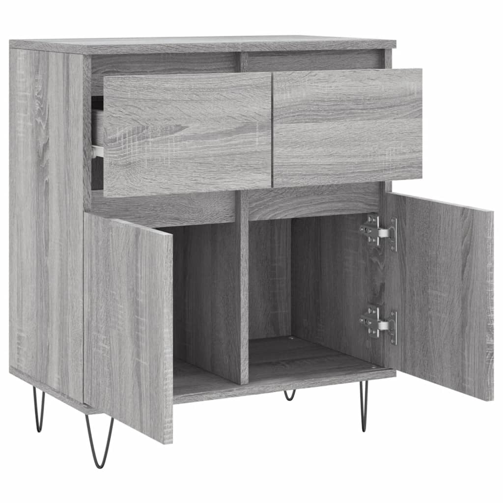 Sideboard Grey Sonoma 60x35x70 cm Engineered Wood
