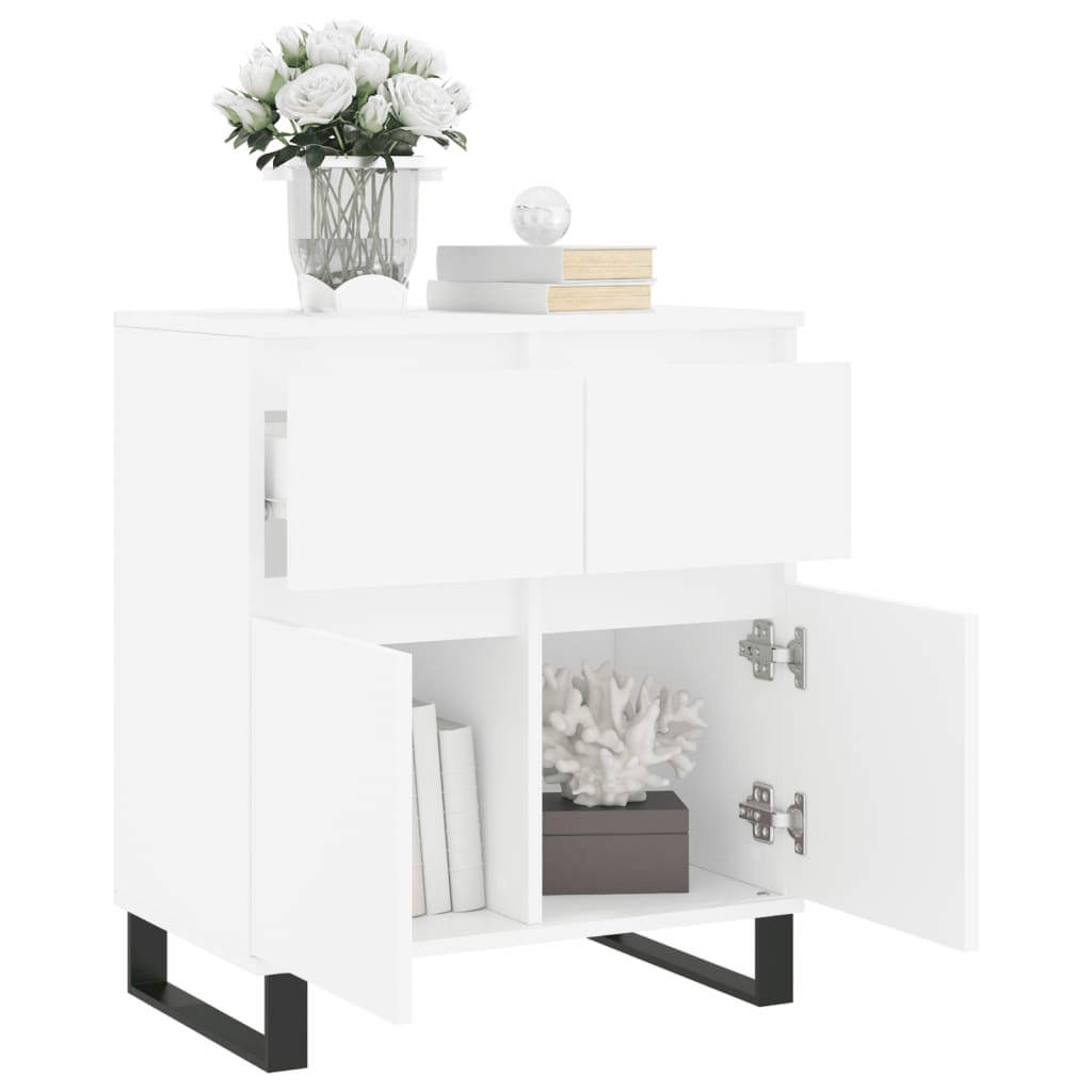 Sideboard White 60x35x70 cm Engineered Wood
