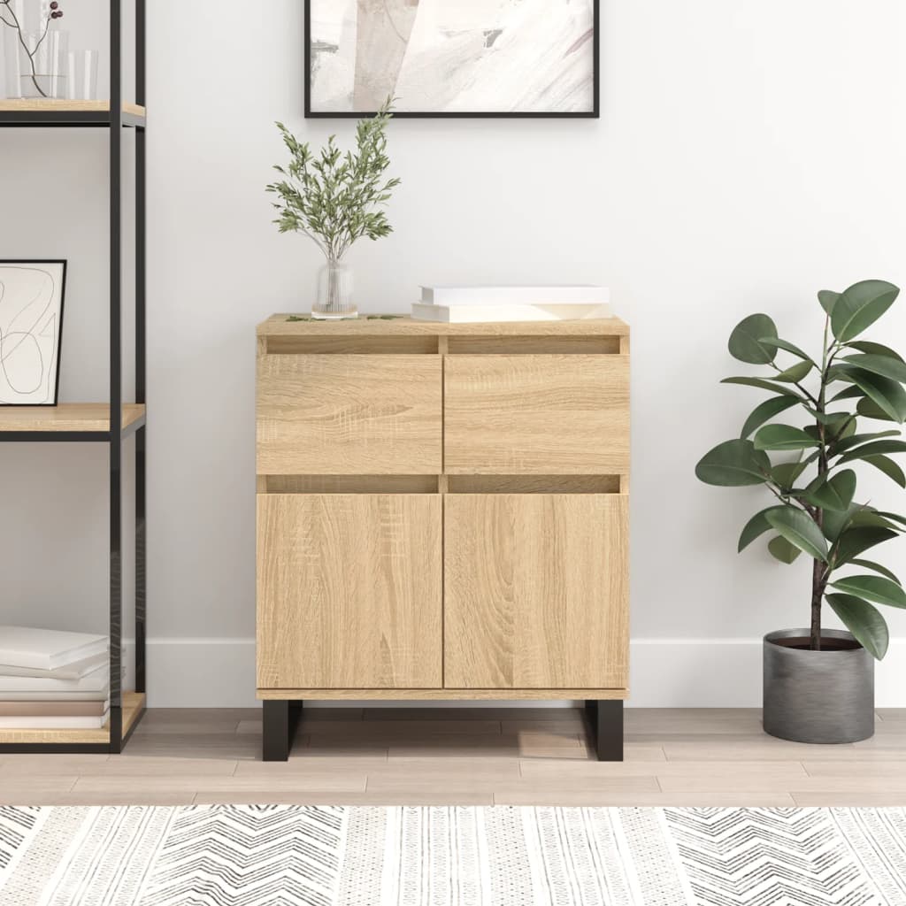 Sideboard Sonoma Oak 60x35x70 cm Engineered Wood
