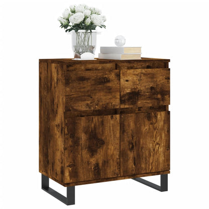 Sideboard Smoked Oak 60x35x70 cm Engineered Wood