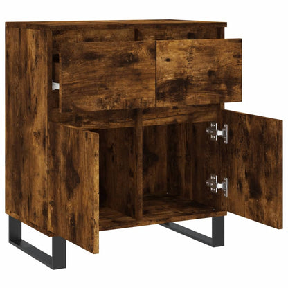 Sideboard Smoked Oak 60x35x70 cm Engineered Wood