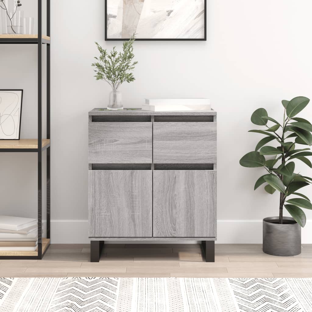 Sideboard Grey Sonoma 60x35x70 cm Engineered Wood