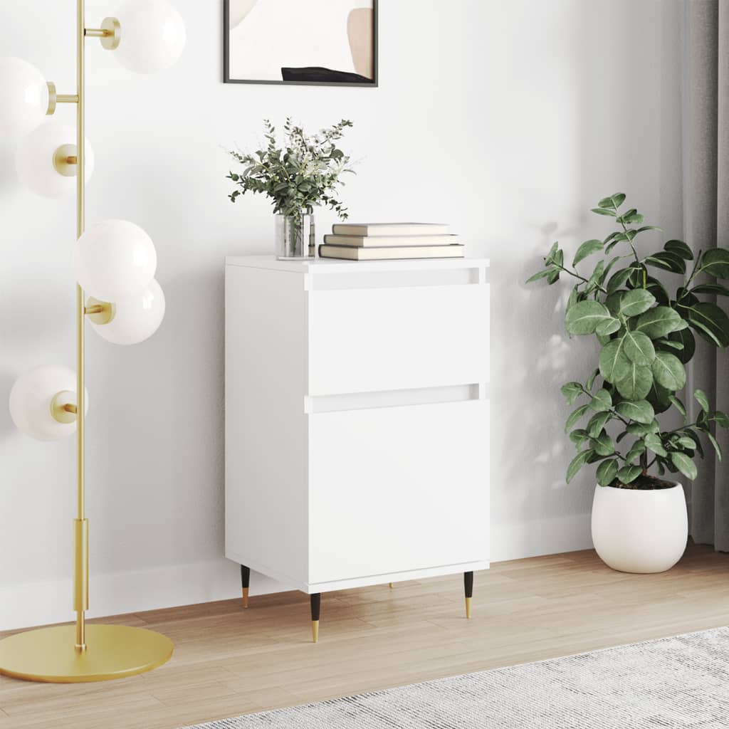 Sideboard White 40x35x70 cm Engineered Wood