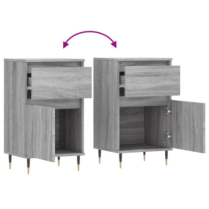 Sideboards 2 pcs Grey Sonoma 40x35x70 cm Engineered Wood
