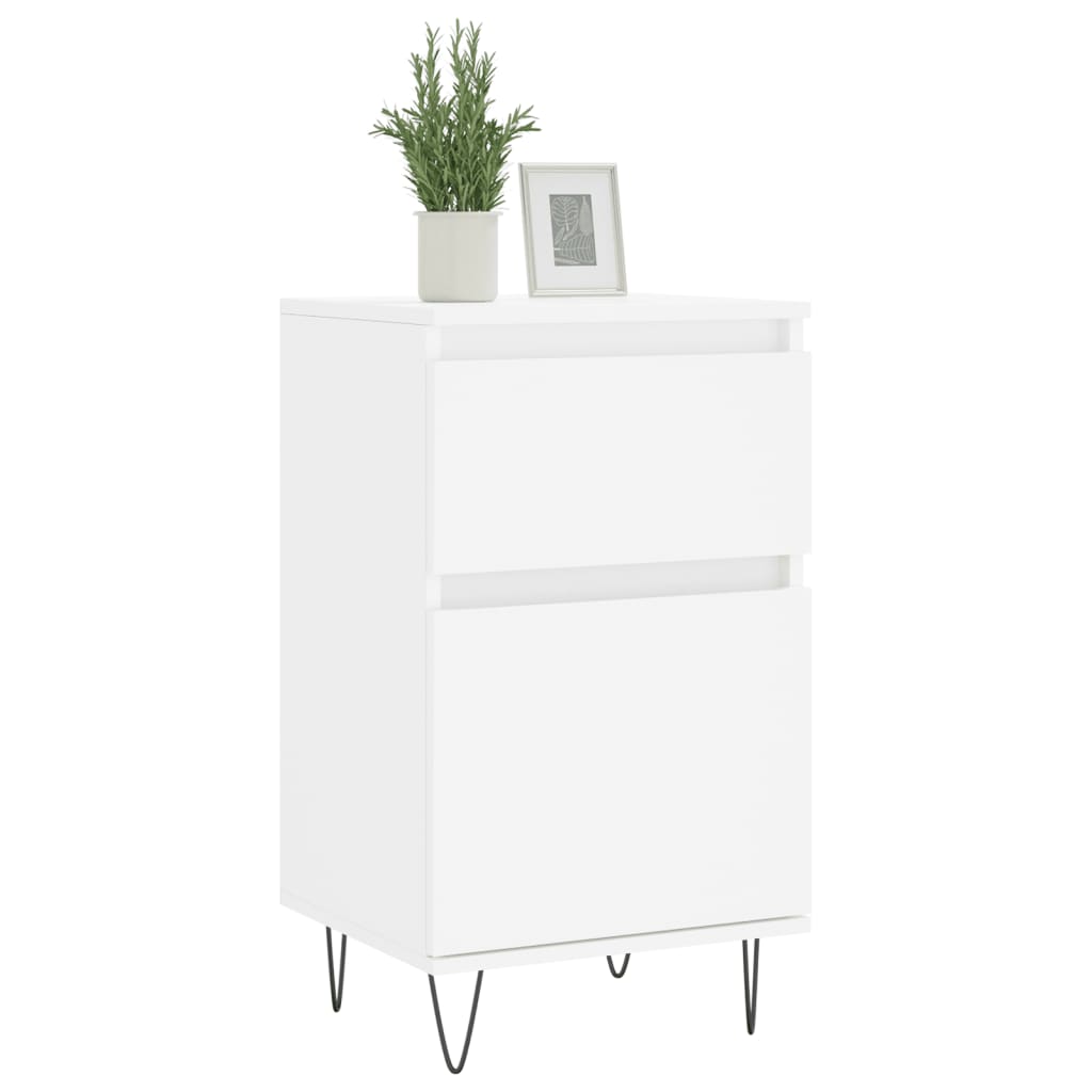Sideboard White 40x35x70 cm Engineered Wood