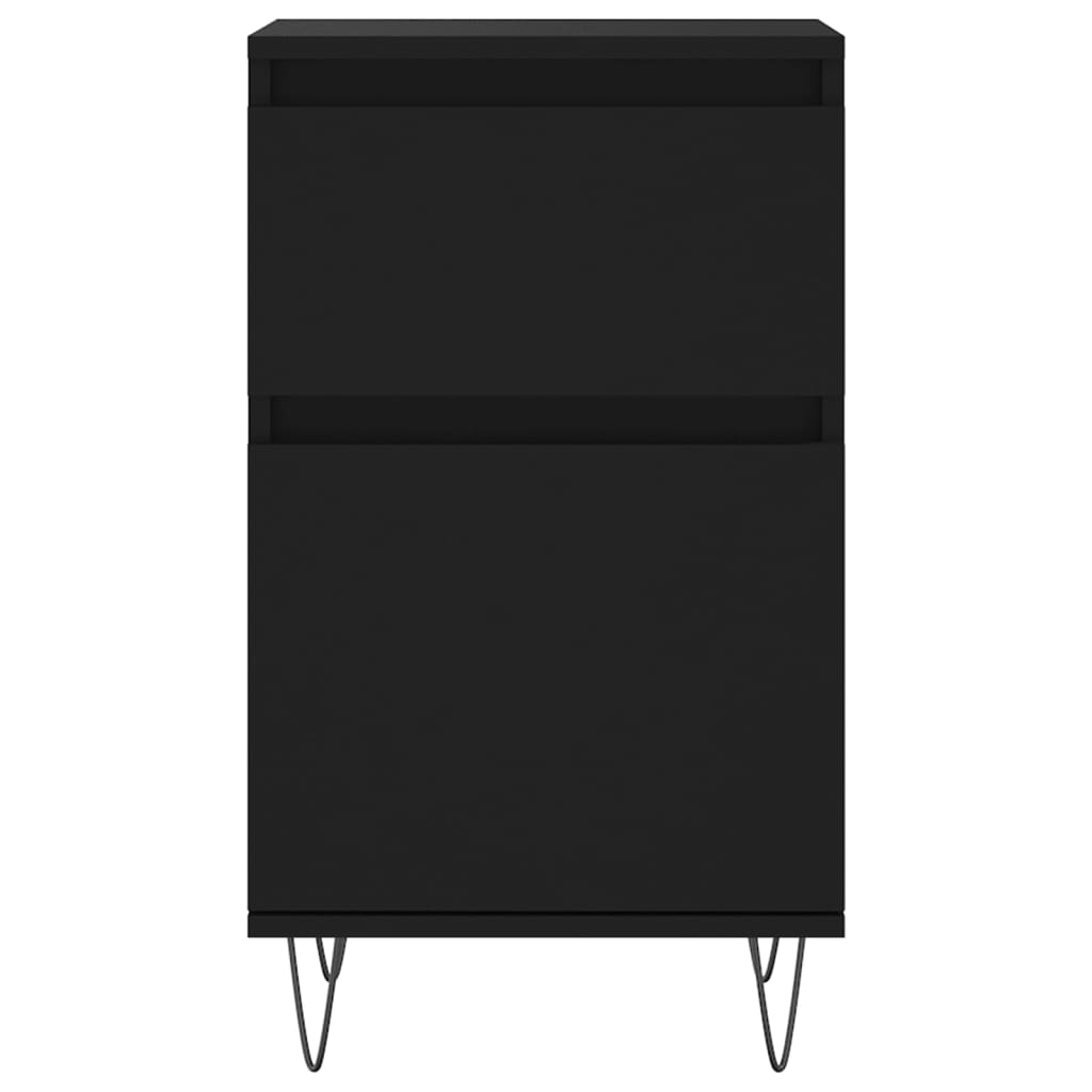 Sideboards 2 pcs Black 40x35x70 cm Engineered Wood