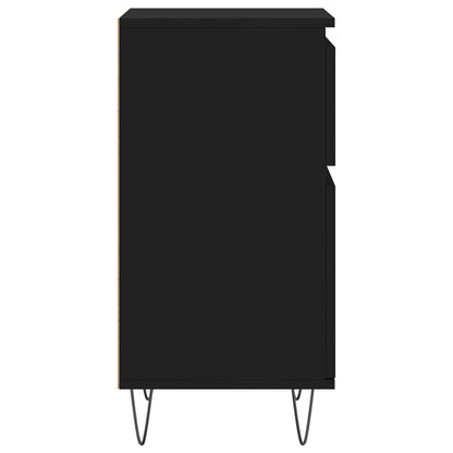 Sideboards 2 pcs Black 40x35x70 cm Engineered Wood