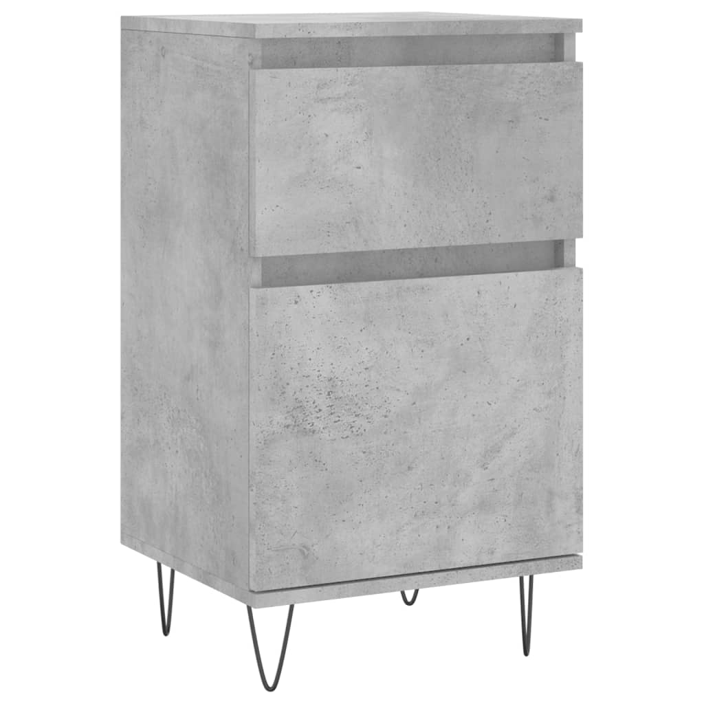 Sideboard Concrete Grey 40x35x70 cm Engineered Wood