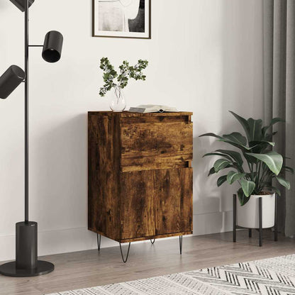 Sideboard Smoked Oak 40x35x70 cm Engineered Wood