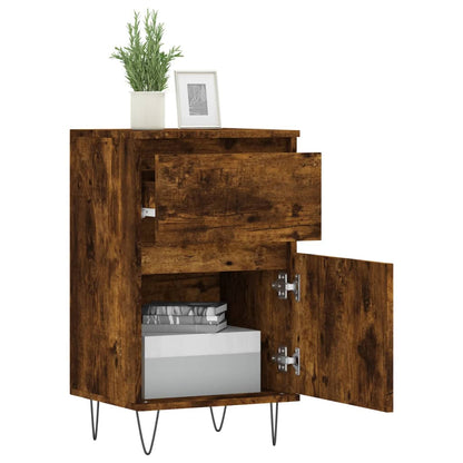 Sideboards 2 pcs Smoked Oak 40x35x70 cm Engineered Wood