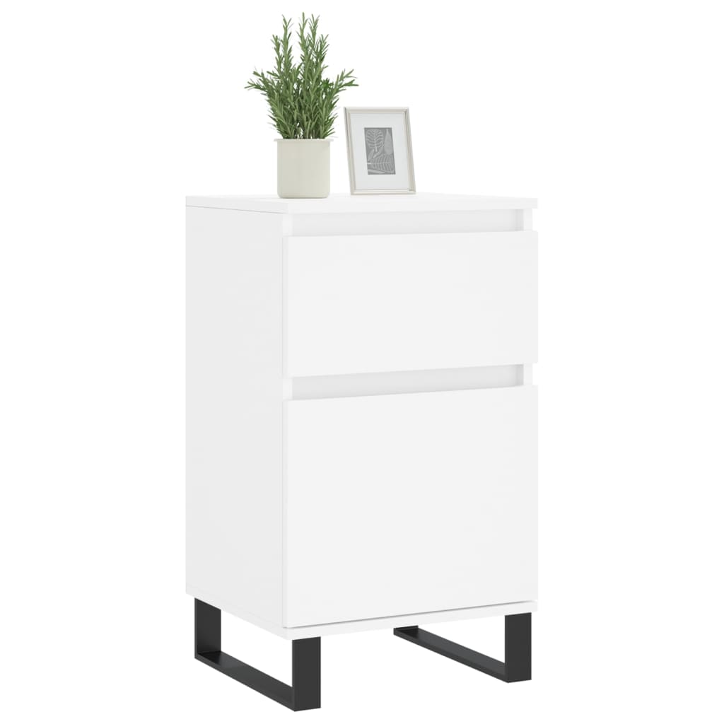 Sideboards 2 pcs White 40x35x70 cm Engineered Wood