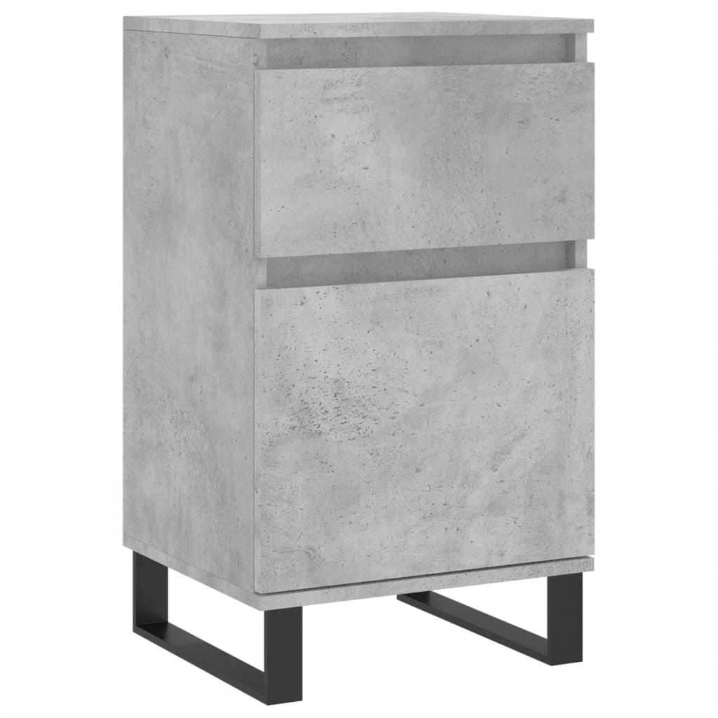 Sideboard Concrete Grey 40x35x70 cm Engineered Wood