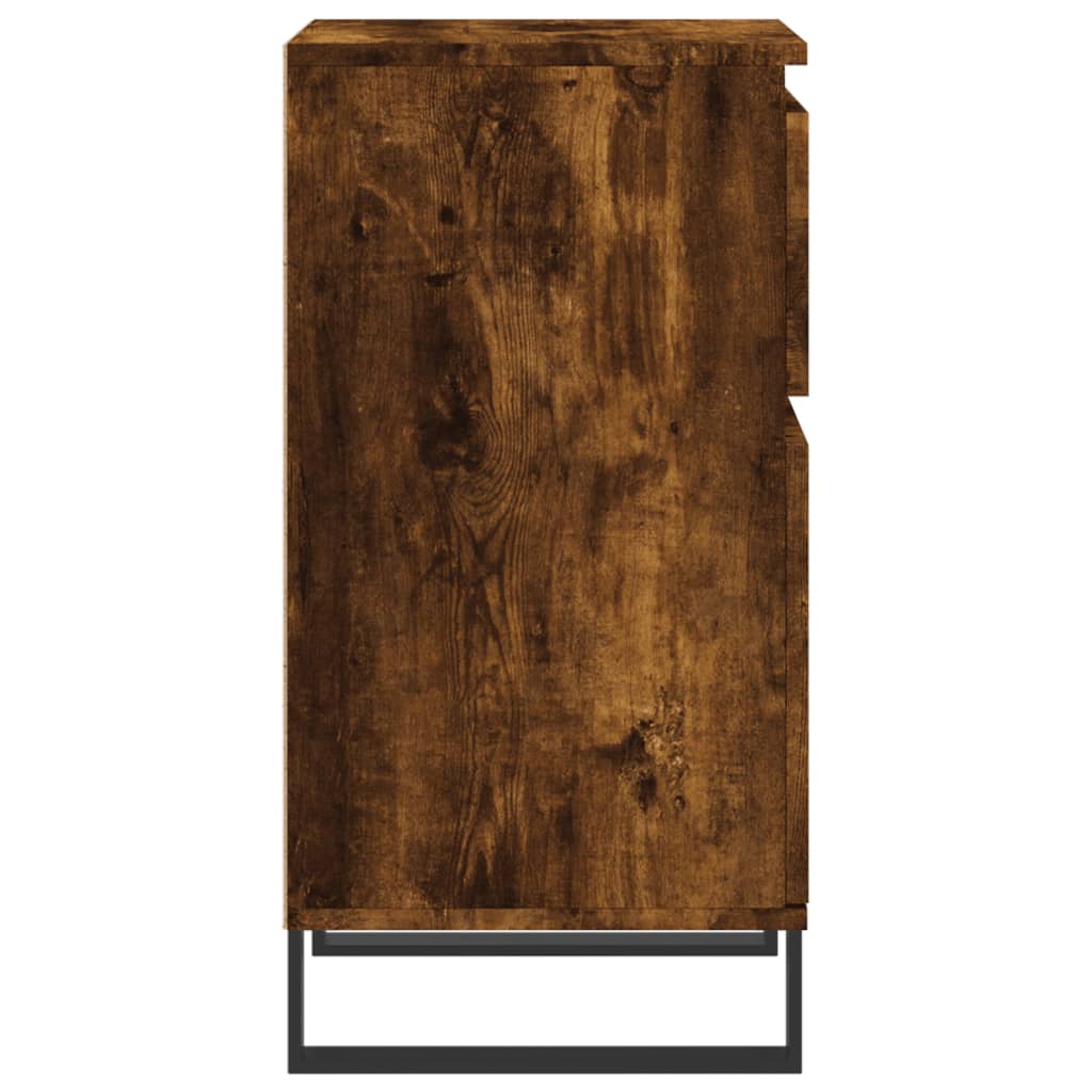 Sideboard Smoked Oak 40x35x70 cm Engineered Wood