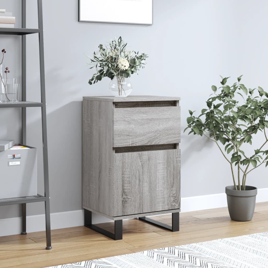 Sideboard Grey Sonoma 40x35x70 cm Engineered Wood
