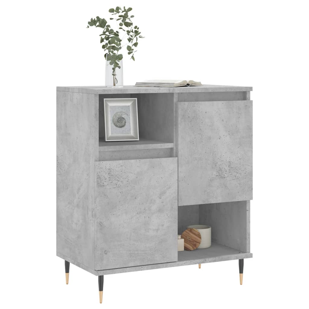 Sideboard Concrete Grey 60x35x70 cm Engineered Wood