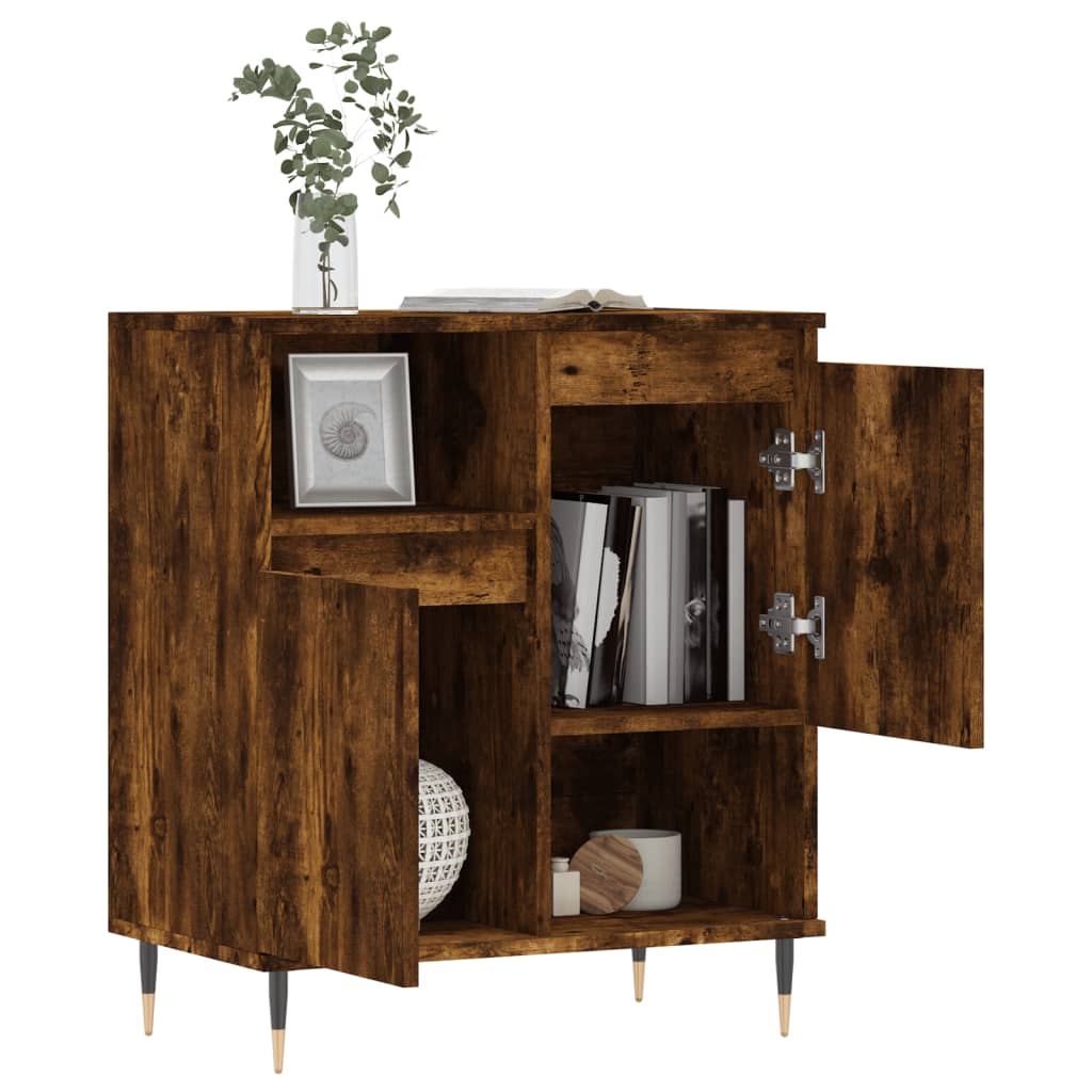 Sideboard Smoked Oak 60x35x70 cm Engineered Wood