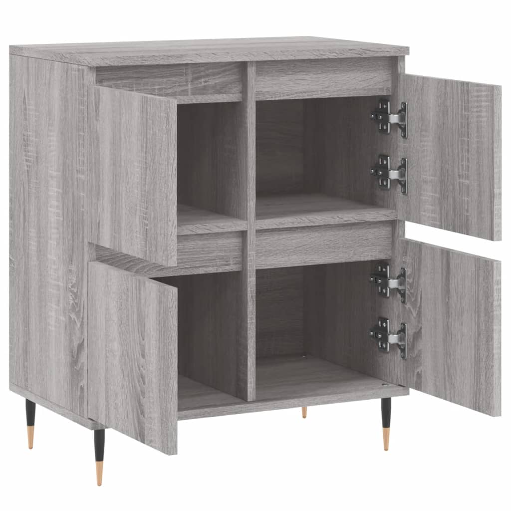 Sideboard Grey Sonoma 60x35x70 cm Engineered Wood