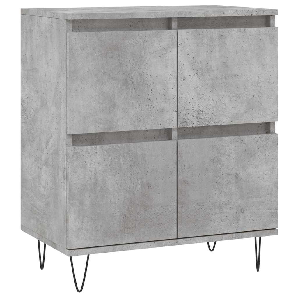 Sideboard Concrete Grey 60x35x70 cm Engineered Wood
