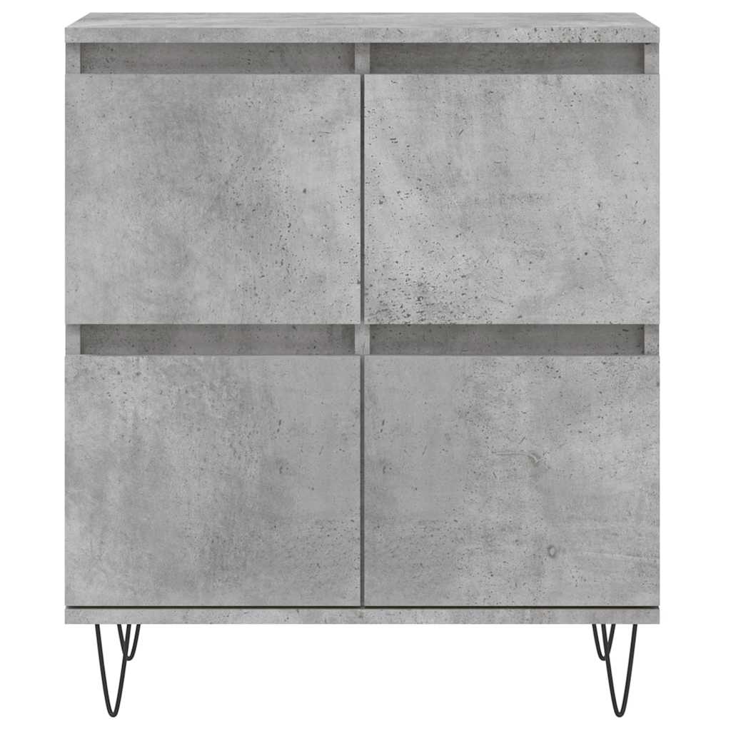 Sideboard Concrete Grey 60x35x70 cm Engineered Wood