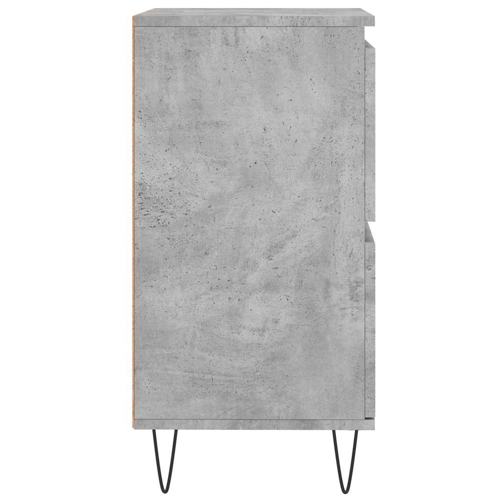 Sideboard Concrete Grey 60x35x70 cm Engineered Wood