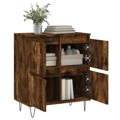 Sideboard Smoked Oak 60x35x70 cm Engineered Wood