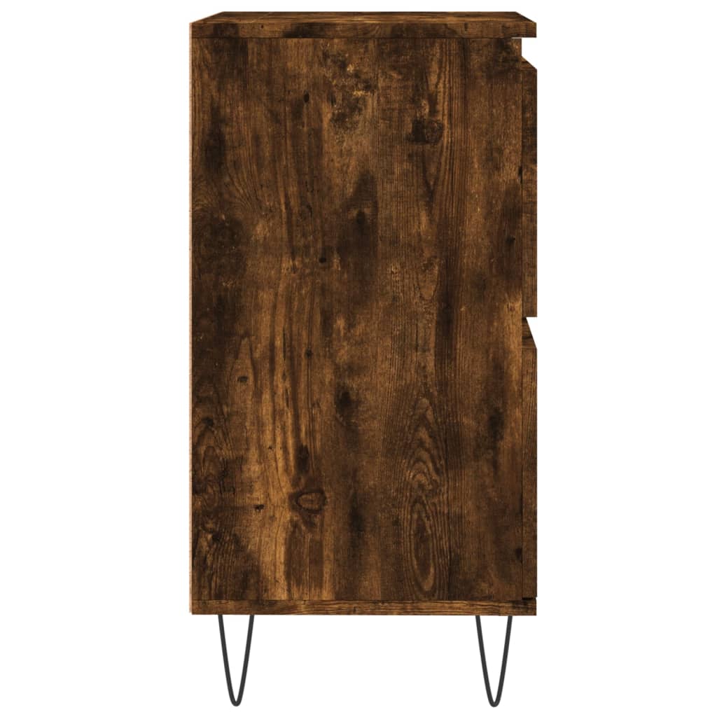 Sideboard Smoked Oak 60x35x70 cm Engineered Wood