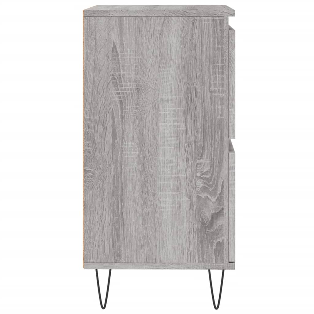 Sideboard Grey Sonoma 60x35x70 cm Engineered Wood