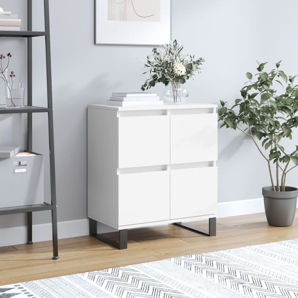 Sideboard White 60x35x70 cm Engineered Wood