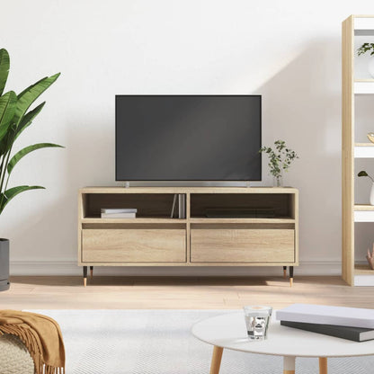TV Cabinet Sonoma Oak 100x34,5x44,5 cm Engineered Wood