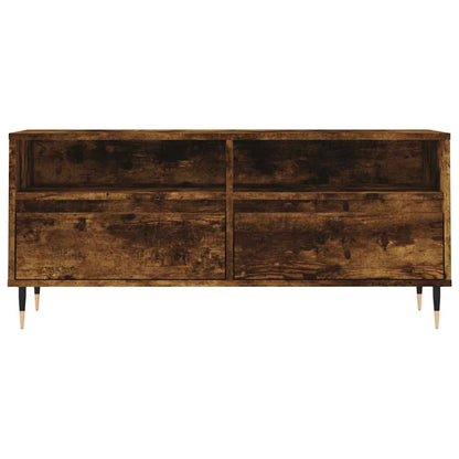 TV Cabinet Smoked Oak 100x34,5x44,5 cm Engineered Wood