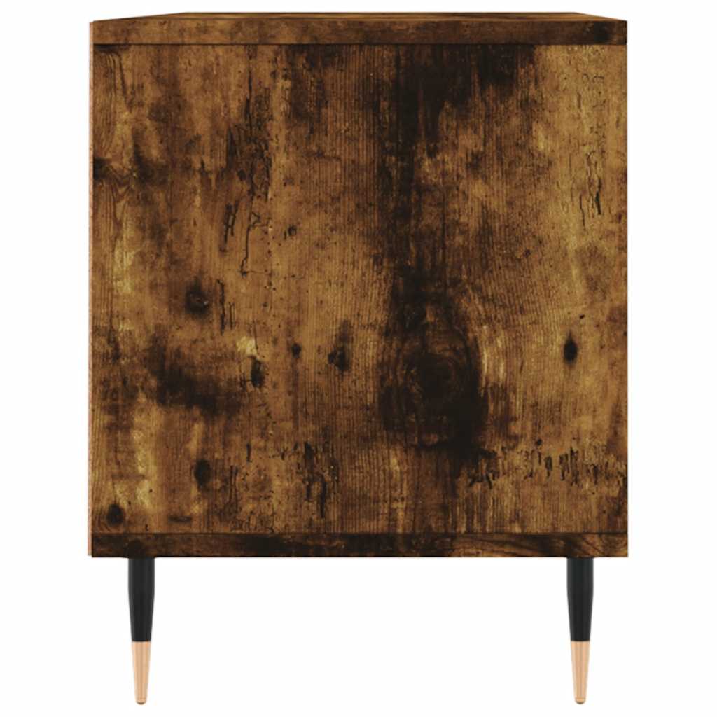 TV Cabinet Smoked Oak 100x34,5x44,5 cm Engineered Wood