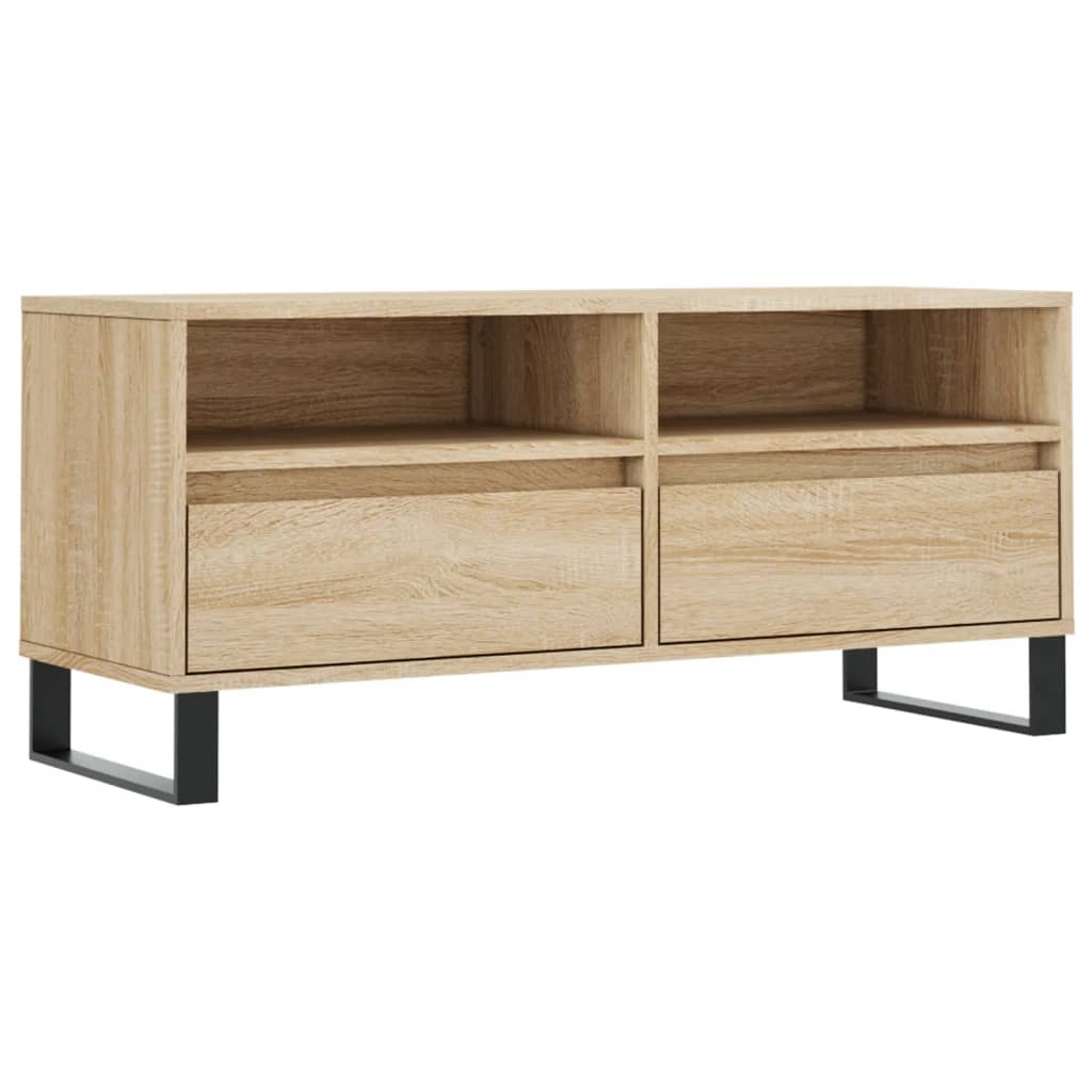 TV Cabinet Sonoma Oak 100x34,5x44,5 cm Engineered Wood