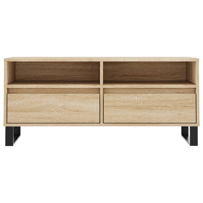 TV Cabinet Sonoma Oak 100x34,5x44,5 cm Engineered Wood