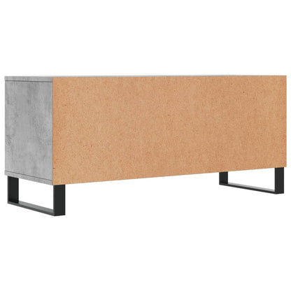 TV Cabinet Concrete Grey 100x34,5x44,5 cm Engineered Wood