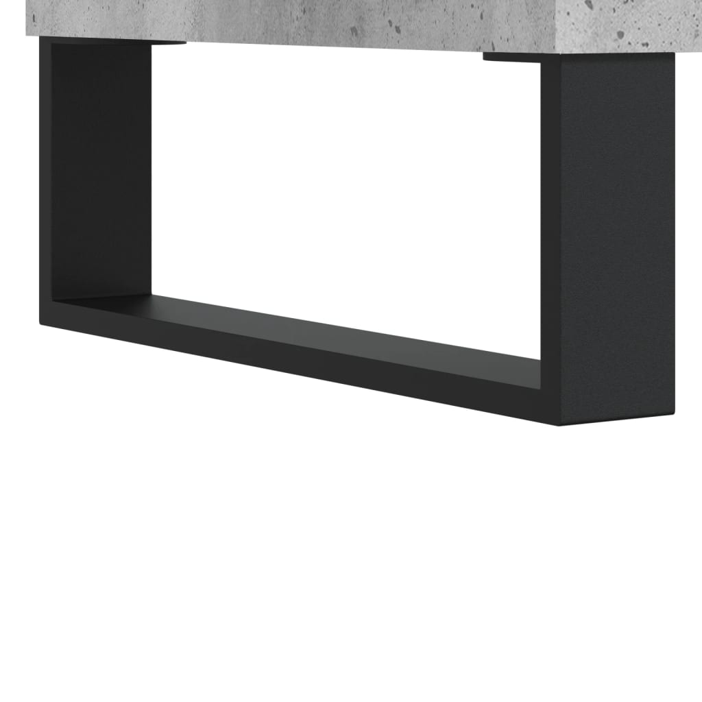 TV Cabinet Concrete Grey 100x34,5x44,5 cm Engineered Wood
