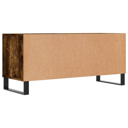 TV Cabinet Smoked Oak 100x34,5x44,5 cm Engineered Wood