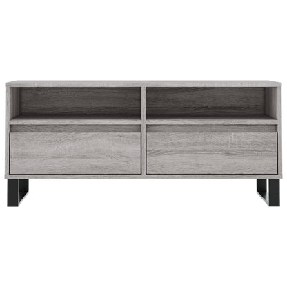 TV Cabinet Grey Sonoma 100x34,5x44,5 cm Engineered Wood