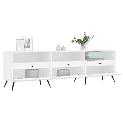 TV Cabinet White 150x30x44,5 cm Engineered Wood