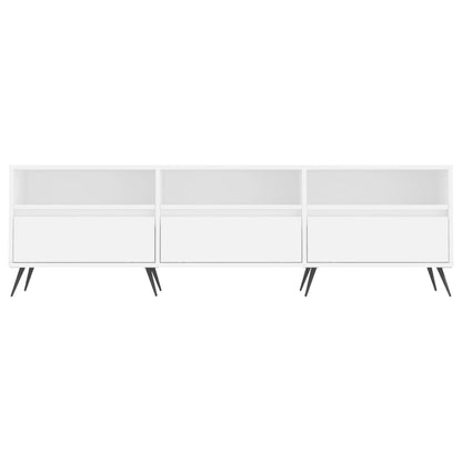 TV Cabinet White 150x30x44,5 cm Engineered Wood