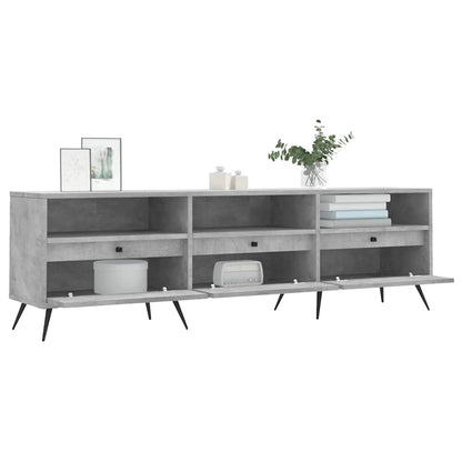 TV Cabinet Concrete Grey 150x30x44,5 cm Engineered Wood