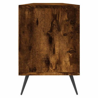 TV Cabinet Smoked Oak 150x30x44,5 cm Engineered Wood