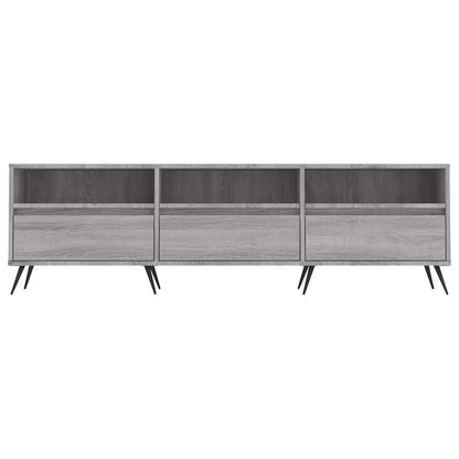TV Cabinet Grey Sonoma 150x30x44,5 cm Engineered Wood