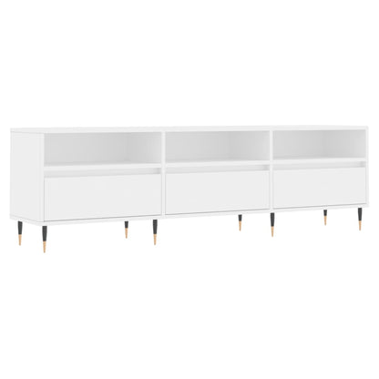 TV Cabinet White 150x30x44,5 cm Engineered Wood