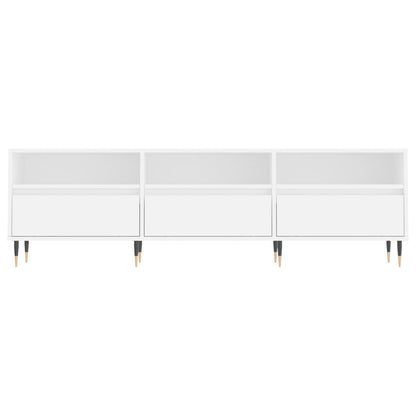TV Cabinet White 150x30x44,5 cm Engineered Wood