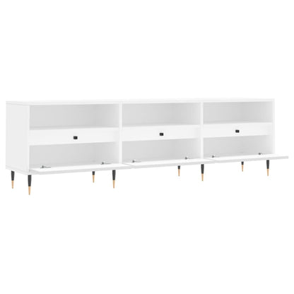 TV Cabinet White 150x30x44,5 cm Engineered Wood