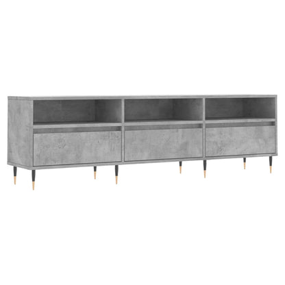TV Cabinet Concrete Grey 150x30x44,5 cm Engineered Wood