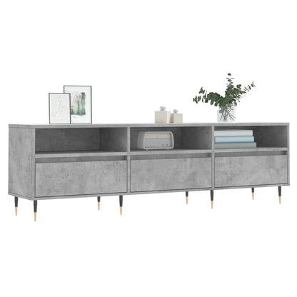 TV Cabinet Concrete Grey 150x30x44,5 cm Engineered Wood