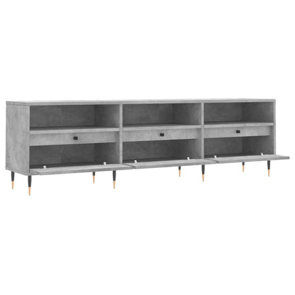 TV Cabinet Concrete Grey 150x30x44,5 cm Engineered Wood