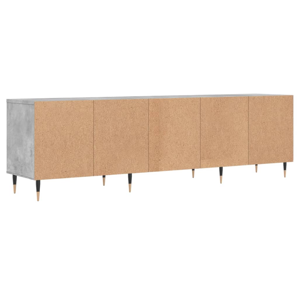TV Cabinet Concrete Grey 150x30x44,5 cm Engineered Wood